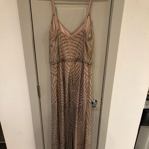 Adrianna Papell beaded dress!